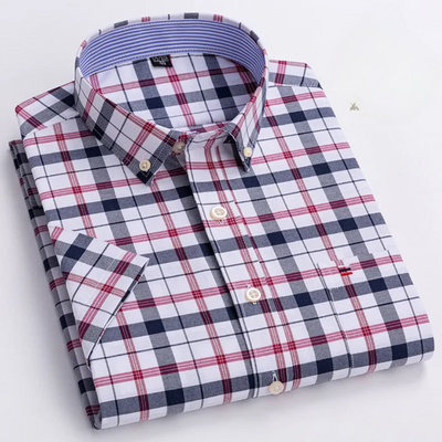 Pietro – Camicia Classica in Cotone a Fantasia