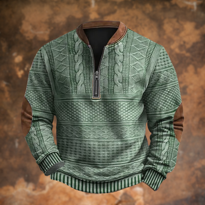 Anton – Half Zip Knit Jumper