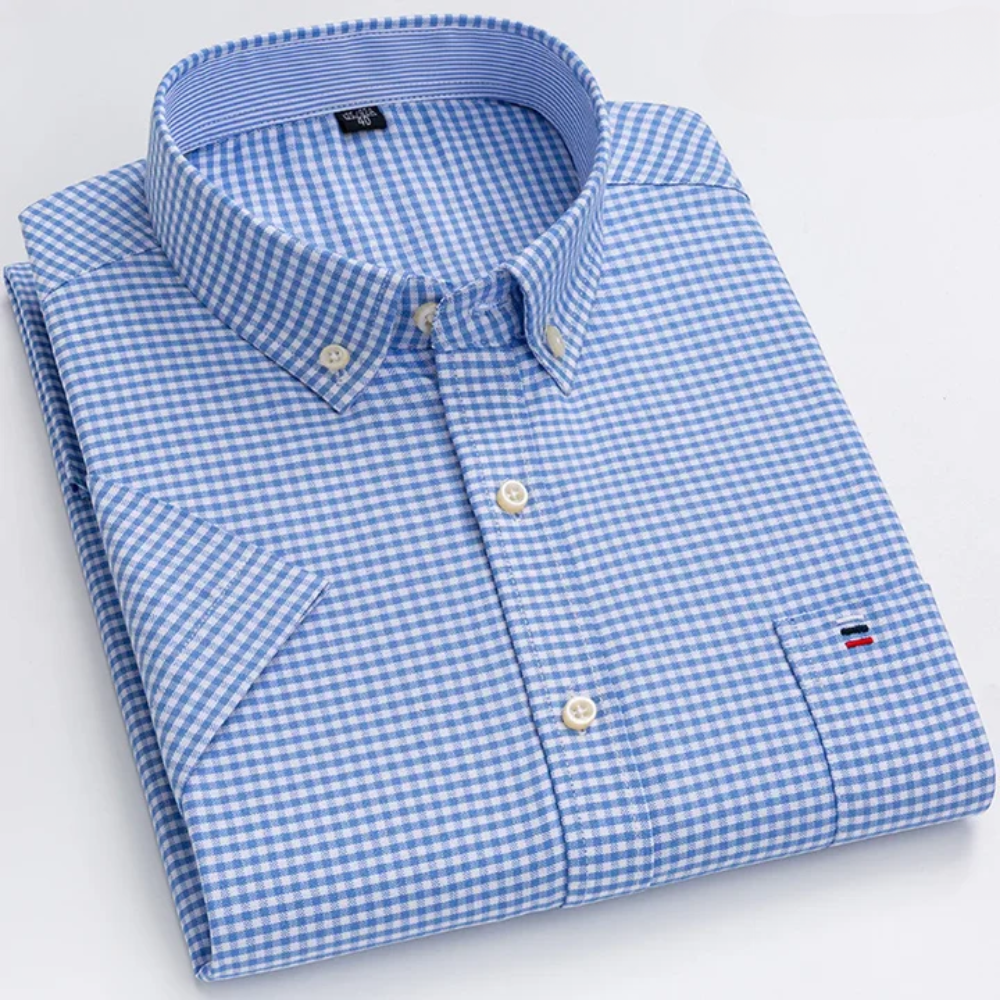 Pietro – Camicia Classica in Cotone a Fantasia