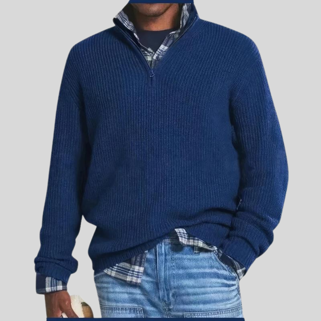 Asher™ Zip Knit Sweater