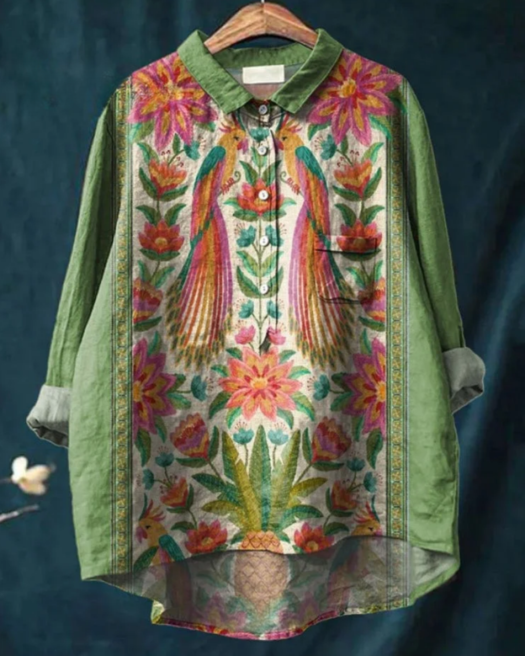 Cherylynn – Camicia Floreale Elegante