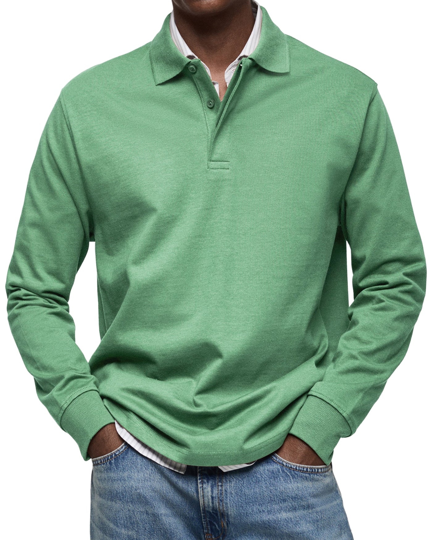 Truett™ Long Sleeve Collar Polo Shirt