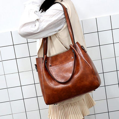 4-Piece Vintage-Style Luxury Bag Set