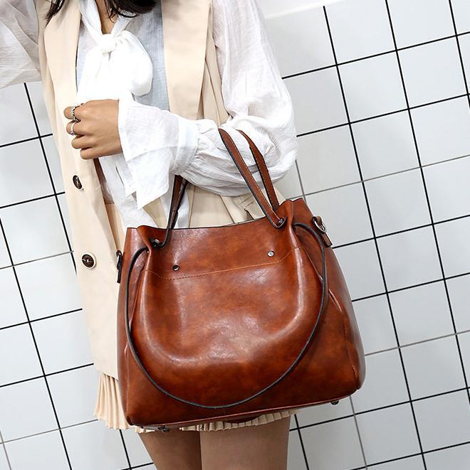 4-Piece Vintage-Style Luxury Bag Set