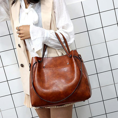 4-Piece Vintage-Style Luxury Bag Set