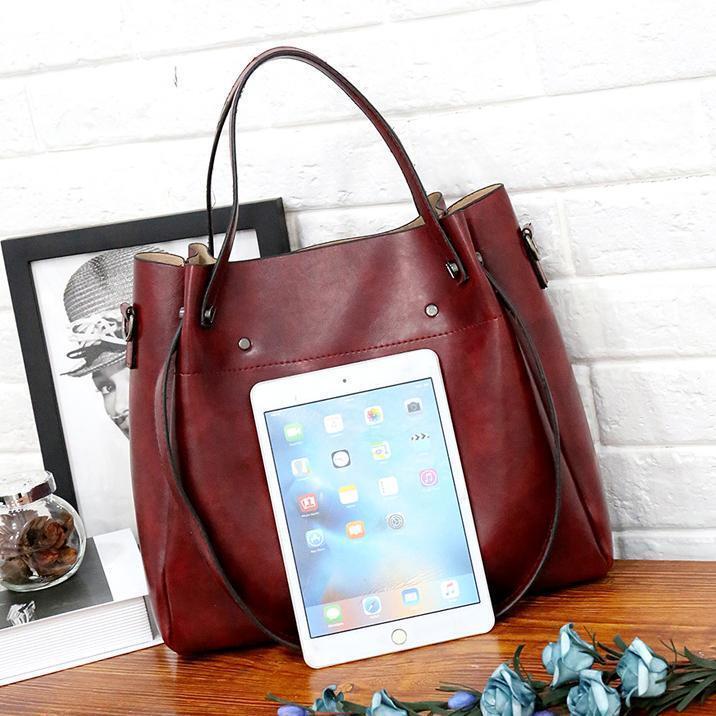 4-Piece Vintage-Style Luxury Bag Set