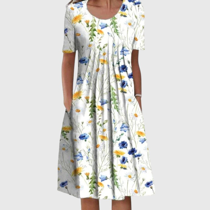 Daisy - Elegant Tummy Covering Dress