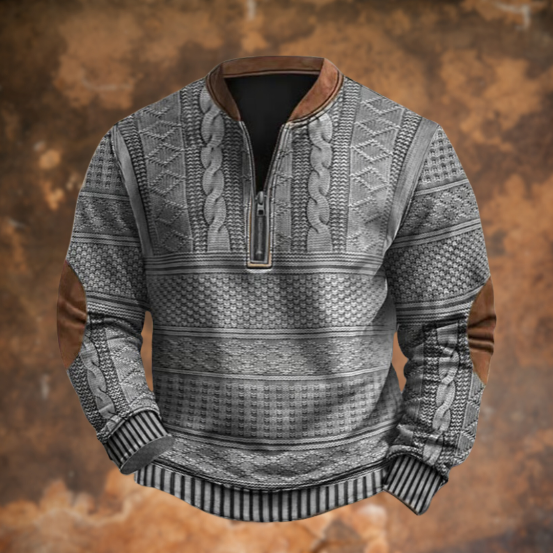 Anton – Half Zip Knit Jumper