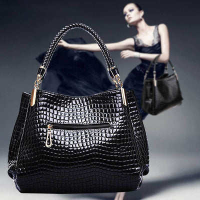 Compact Luxury Leather Shoulder Bag