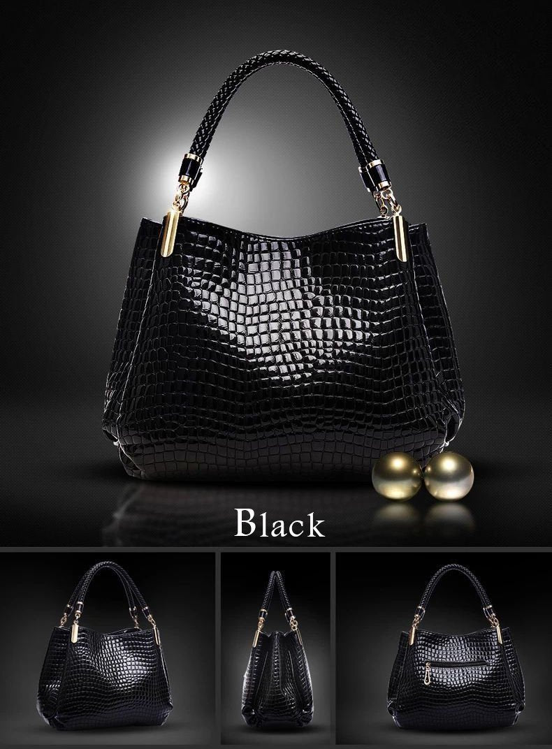 Compact Luxury Leather Shoulder Bag