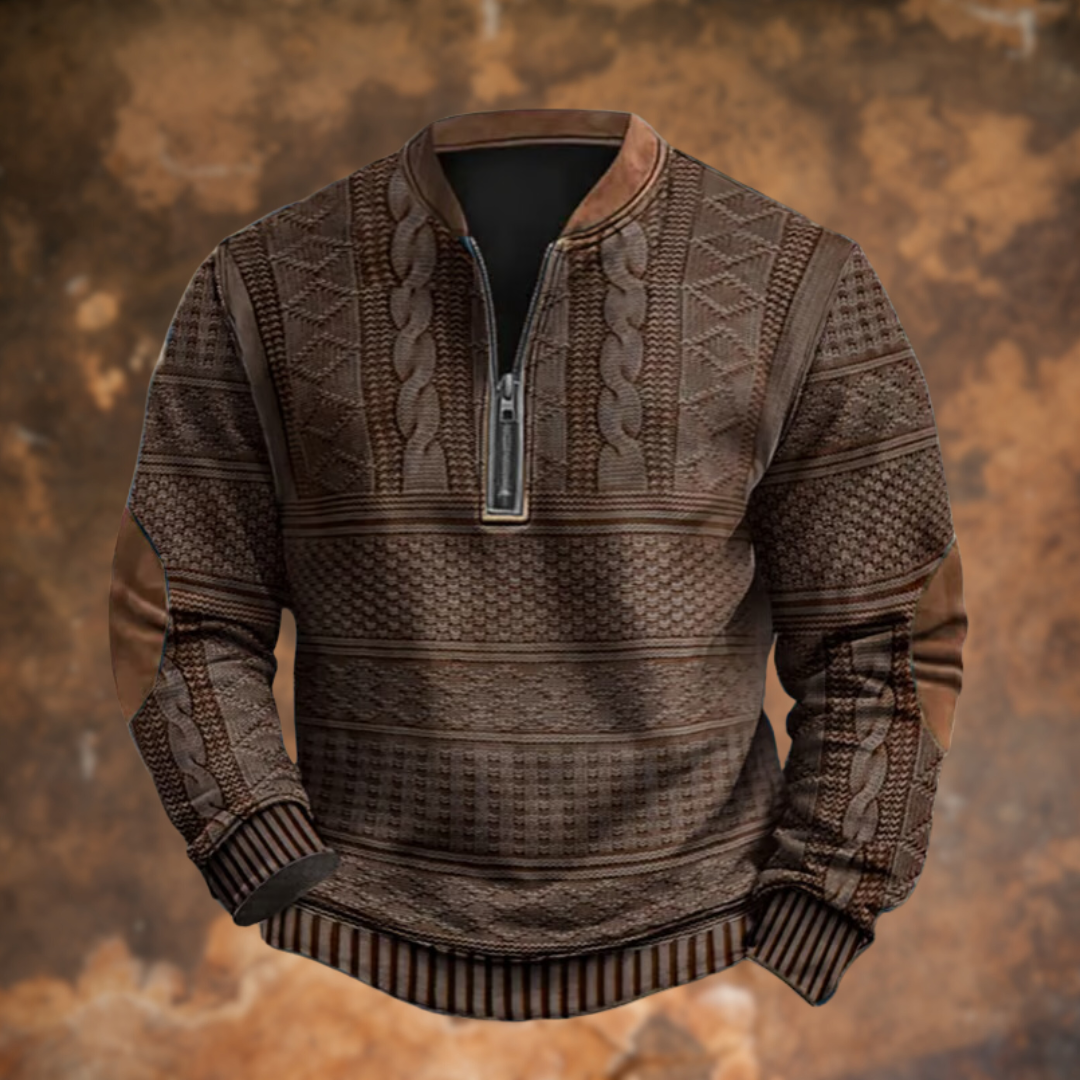 Anton – Half Zip Knit Jumper