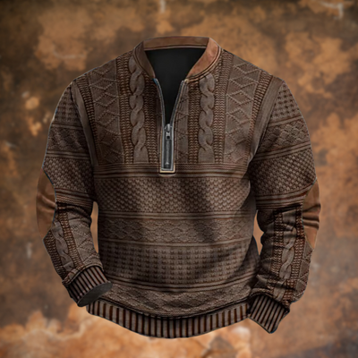 Anton – Half Zip Knit Jumper