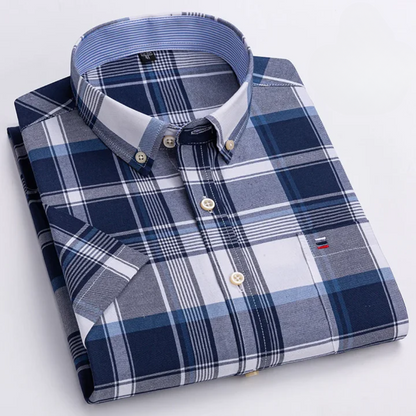 Pietro – Camicia Classica in Cotone a Fantasia