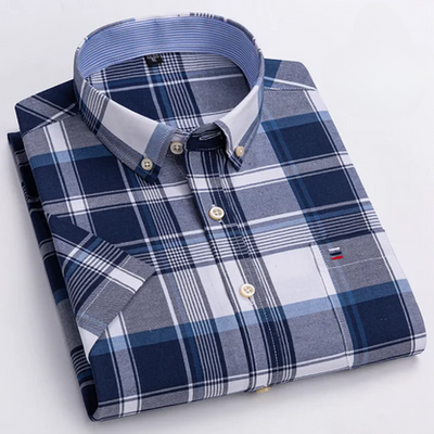 Pietro – Camicia Classica in Cotone a Fantasia