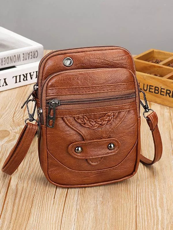 Vintage-Style Luxury Crossbody Bag