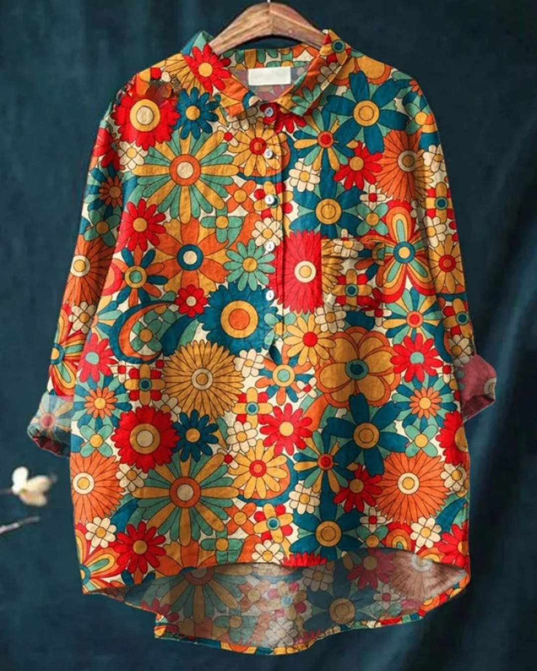 Cherylynn – Camicia Floreale Elegante