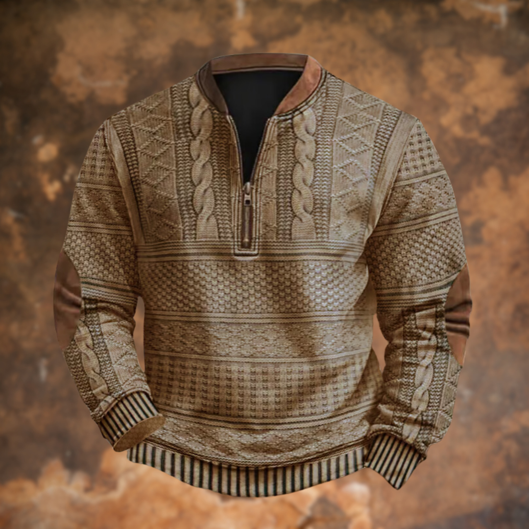 Anton – Half Zip Knit Jumper