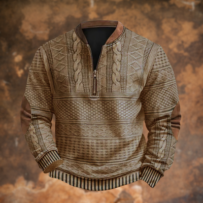 Anton – Half Zip Knit Jumper