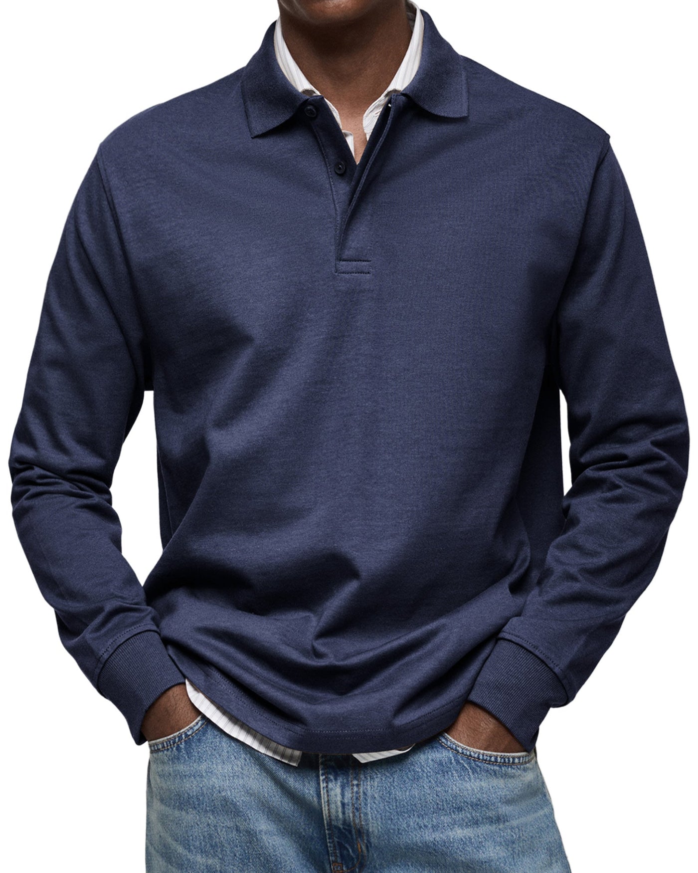 Truett™ Long Sleeve Collar Polo Shirt