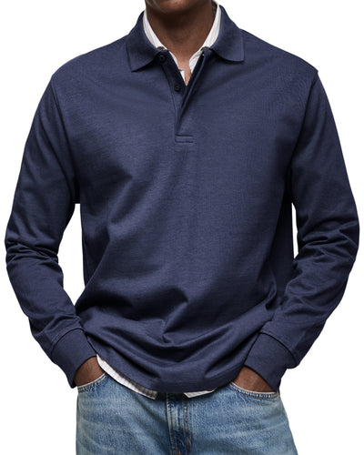 Truett™ Long Sleeve Collar Polo Shirt