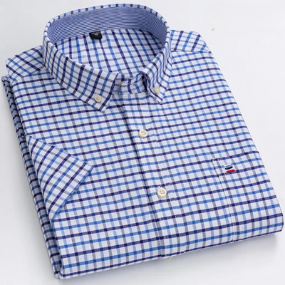 Pietro – Camicia Classica in Cotone a Fantasia
