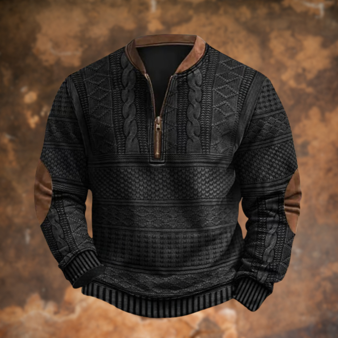 Anton – Half Zip Knit Jumper