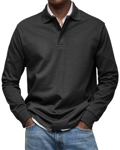 Truett™ Long Sleeve Collar Polo Shirt