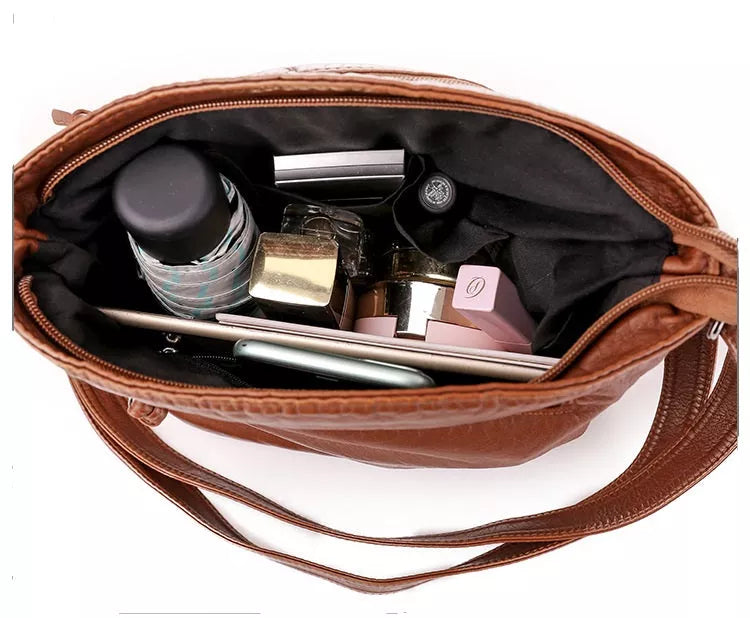 Compact Luxury Leather Bag