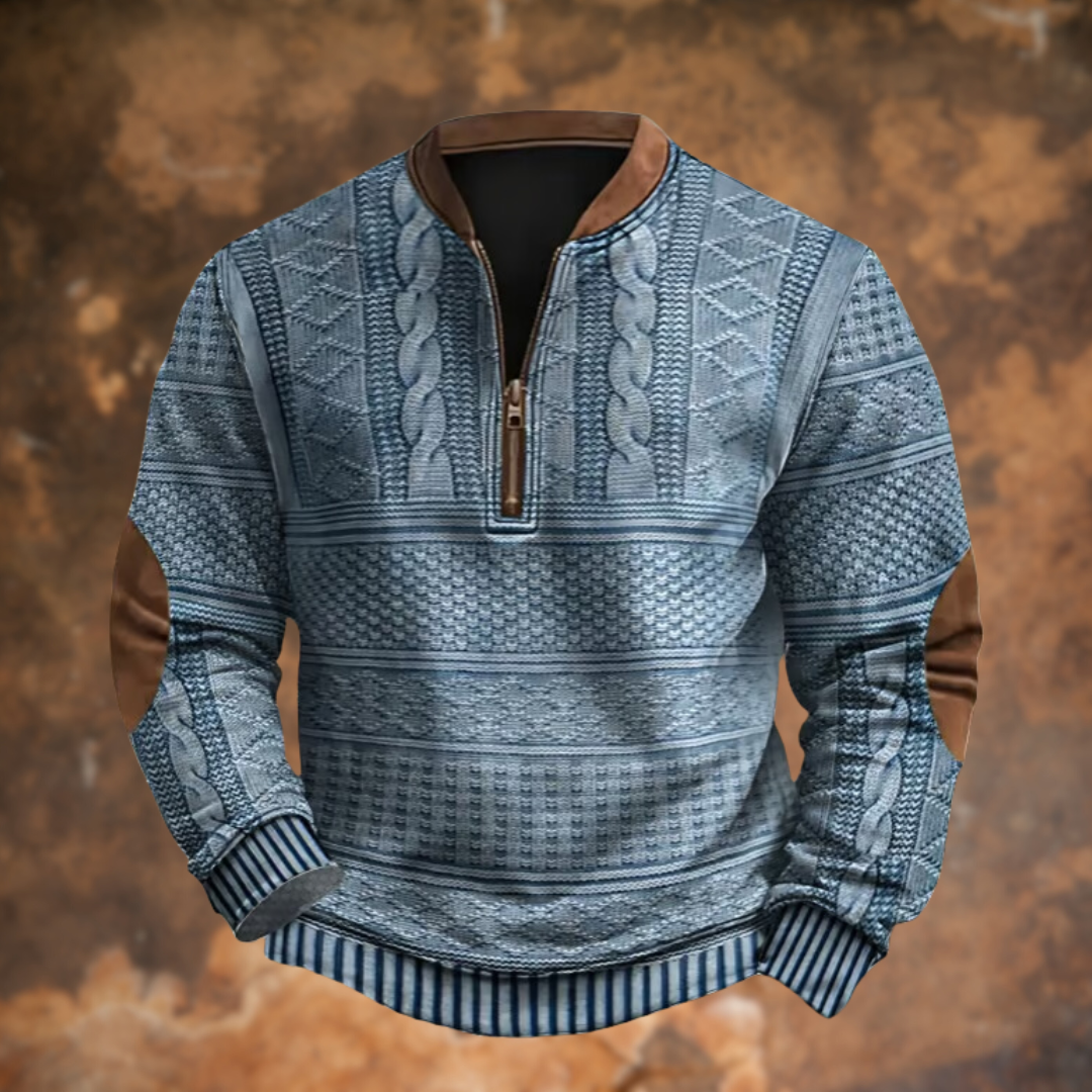 Anton – Half Zip Knit Jumper