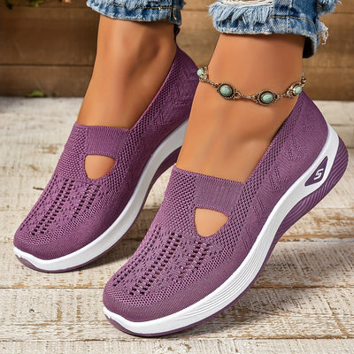 Carmelle – Slip-On Breathable Walking Shoes