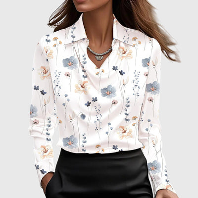 Sophia – Satin Drape Blouse