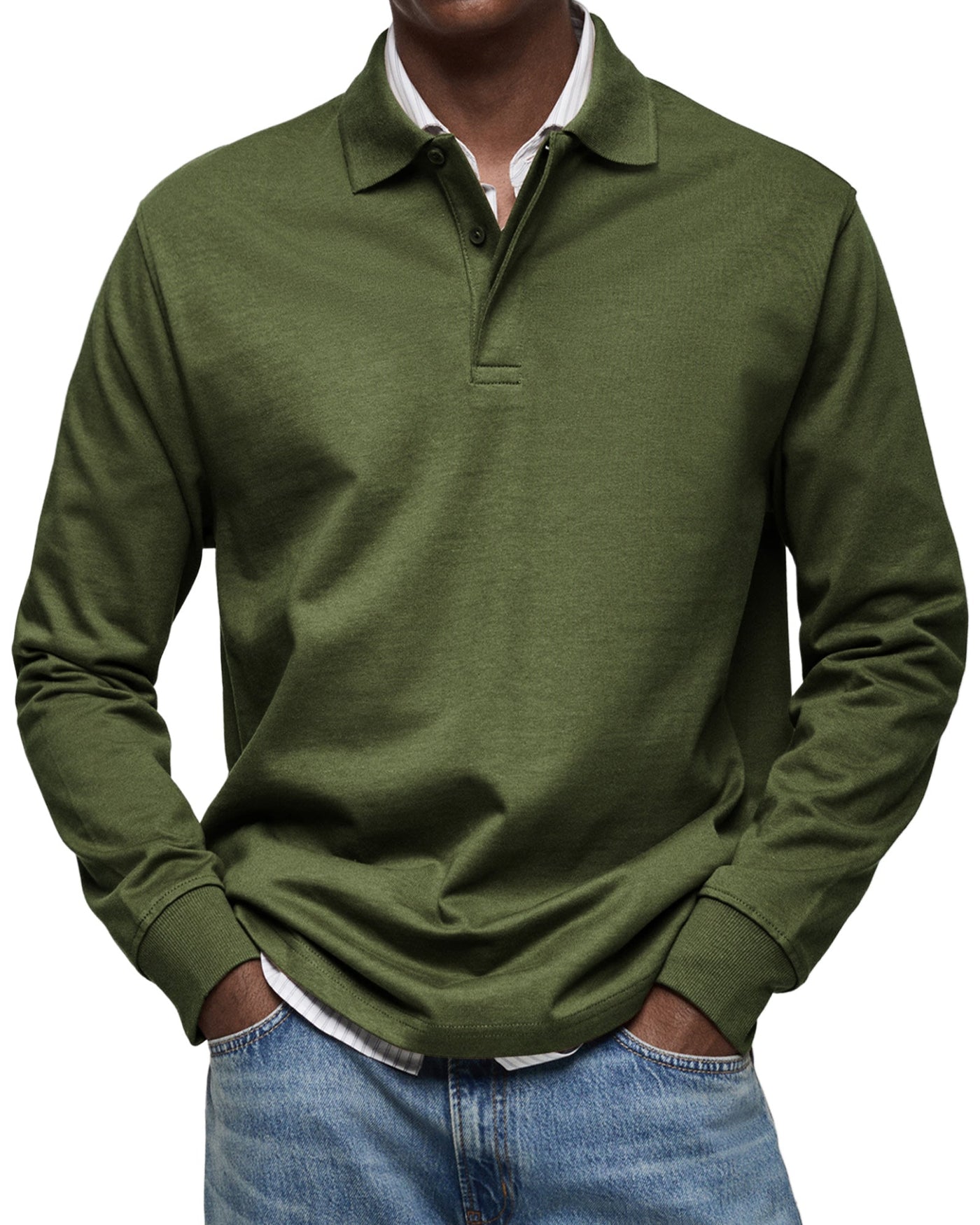Truett™ Long Sleeve Collar Polo Shirt
