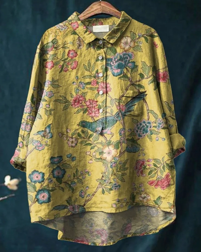 Cherylynn – Camicia Floreale Elegante