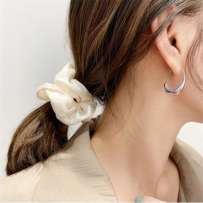 Alba – Luxury Two-Tone Earrings in Gold & Silver