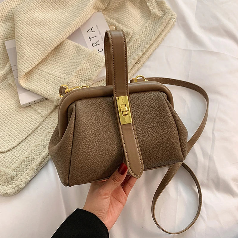 Retro-Style Luxury Leather Bag