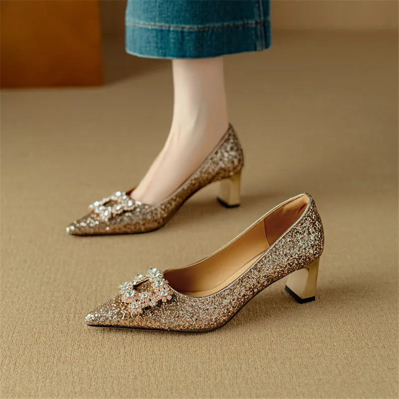 Emma - Gloria Glitter Sandals