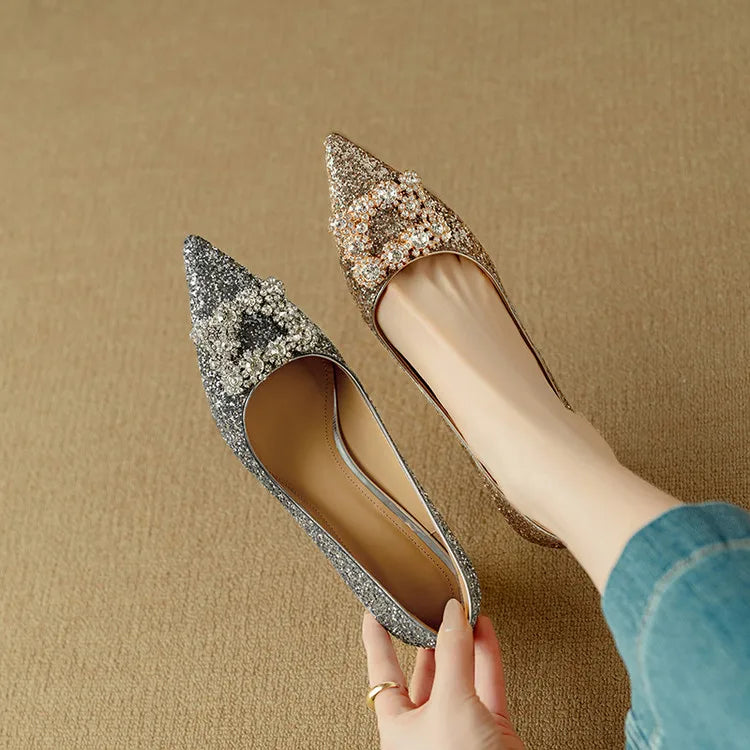 Emma - Gloria Glitter Sandals