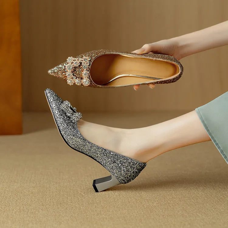 Emma - Gloria Glitter Sandals