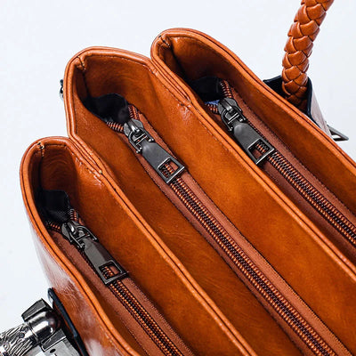 Elegant Luxury Leather Travel Bag