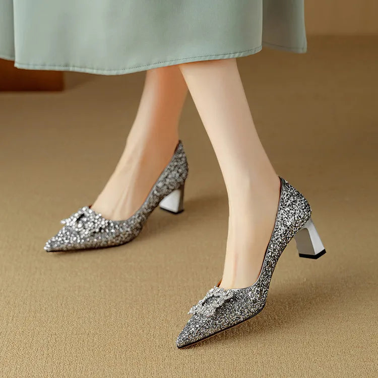 Emma - Gloria Glitter Sandals