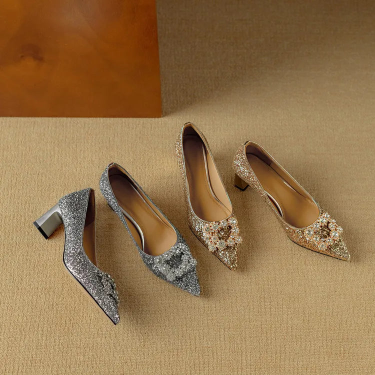 Emma - Gloria Glitter Sandals
