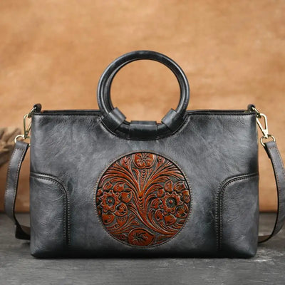 Vintage-Style Luxury Tote Bag