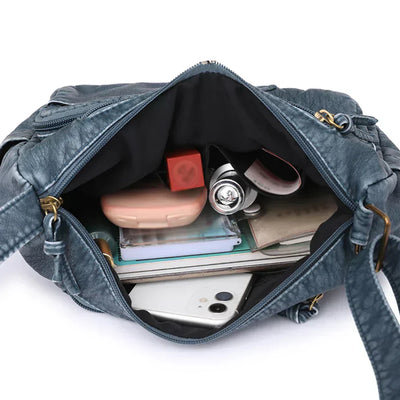 Retro-Style Luxury Leather Bag
