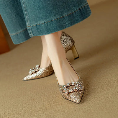 Emma - Gloria Glitter Sandals