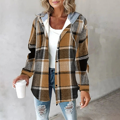Rae – Checked Hoodie