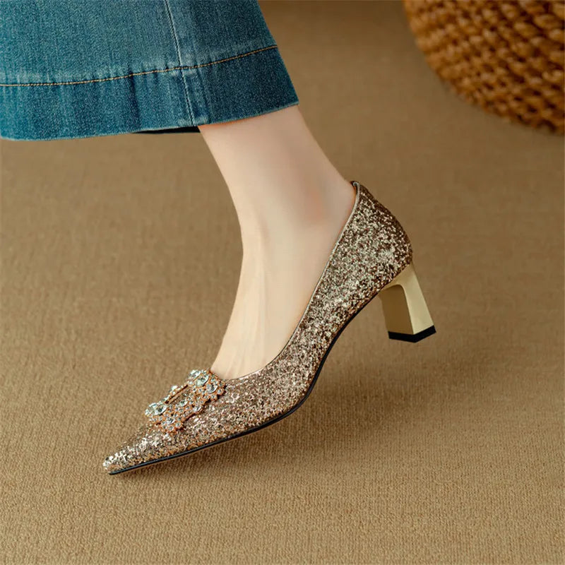 Emma - Gloria Glitter Sandals