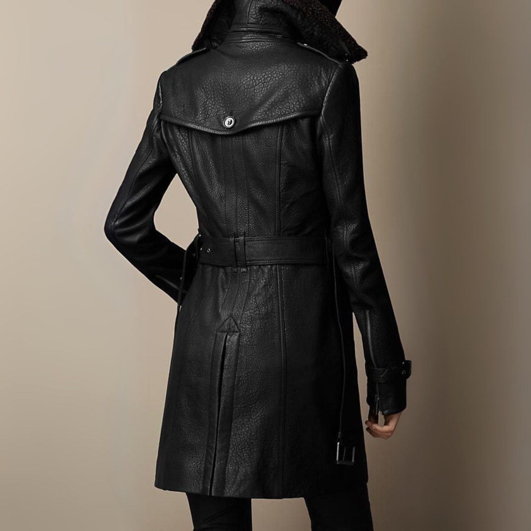 Leather Trench Coat