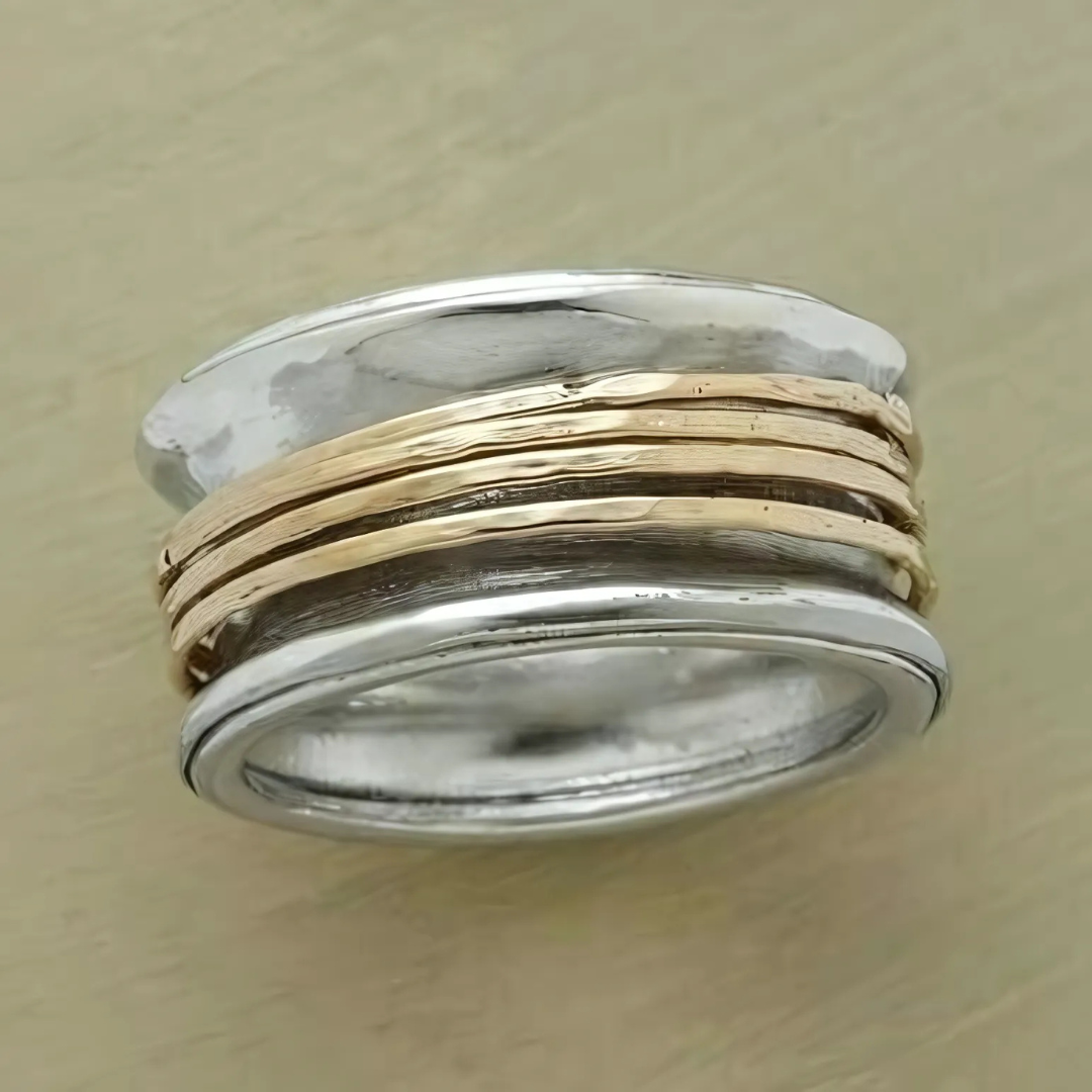 Cleo – Stacked Gold & Silver Rings