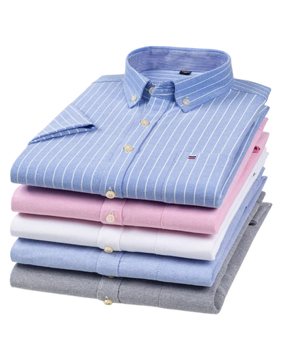 Pietro – Camicia Classica in Cotone a Fantasia