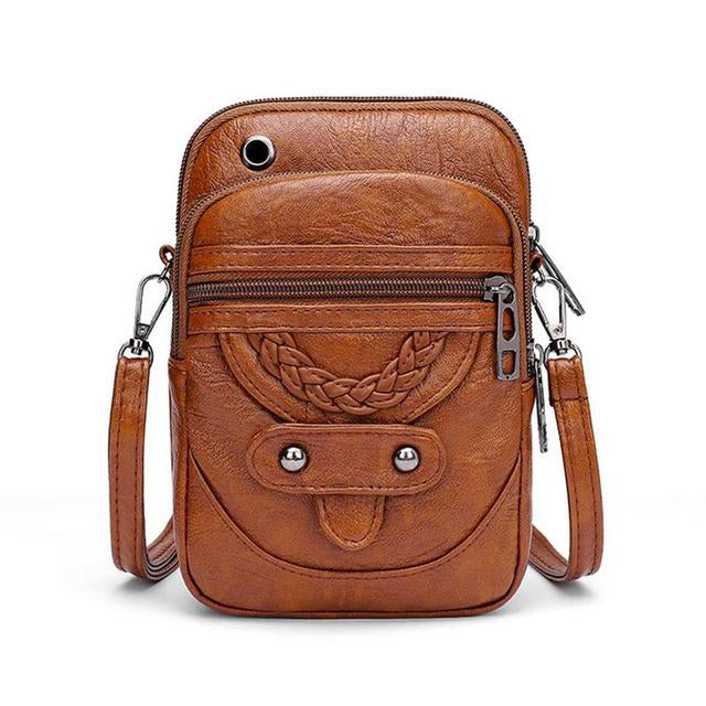 Vintage-Style Luxury Crossbody Bag